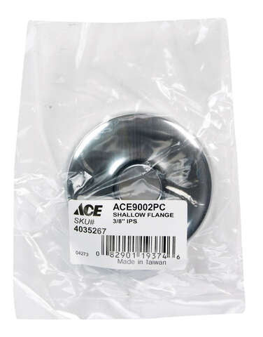 Ace 3/8 in. Steel Shallow Flange, Pack of 10