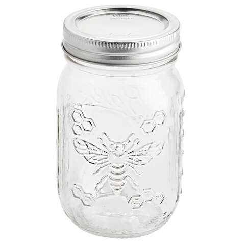 Ball Regular Mouth Canning Jar 1 pt 4 pk