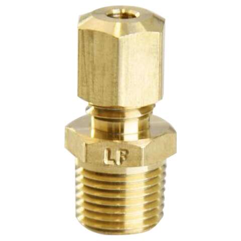 ATC 1/8 in. Compression X 1/8 in. D MPT Brass Connector, Pack of 5