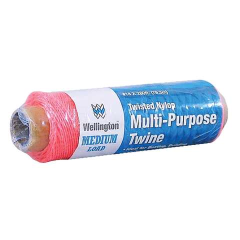 Wellington 260 ft. L Neon Orange Twisted Nylon Twine