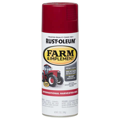 Rust-Oleum Specialty Indoor and Outdoor Gloss International Harvester Red Farm & Implement 12 oz, Pack of 6