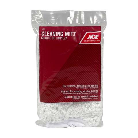 ACE Cotton Chenille Dusting Mitt 10 in. W X 7 in. L 1 ct, Pack of 6