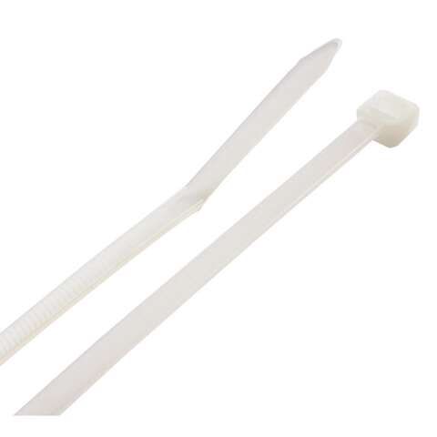 Steel Grip 8 in. L White Cable Tie 20 pk