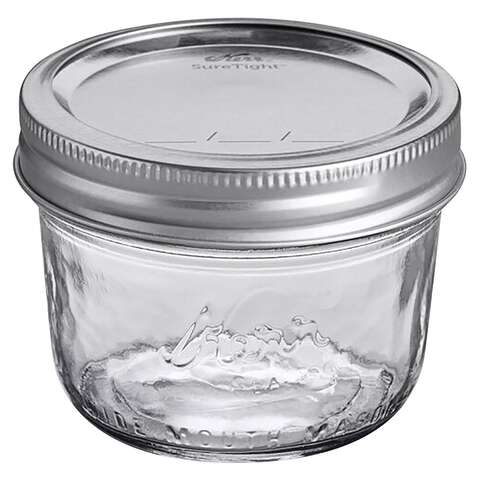 Kerr Wide Mouth Canning Jar 0.5 pt 12 pk