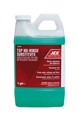 Ace No Scent TSP No-Rinse Substitute Liquid 1/2 gal, Pack of 4