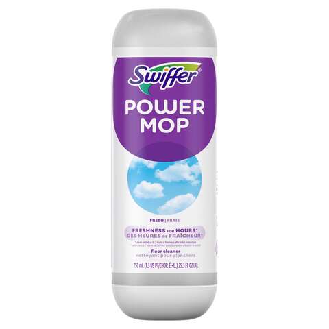 Swiffer Power Mop Fresh Scent Multi-Surface Floor Cleaner Liquid 25.3 oz, Pack of 6