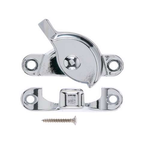 Ace Chrome Silver Chrome Sash Lock 1 pk, Pack of 5