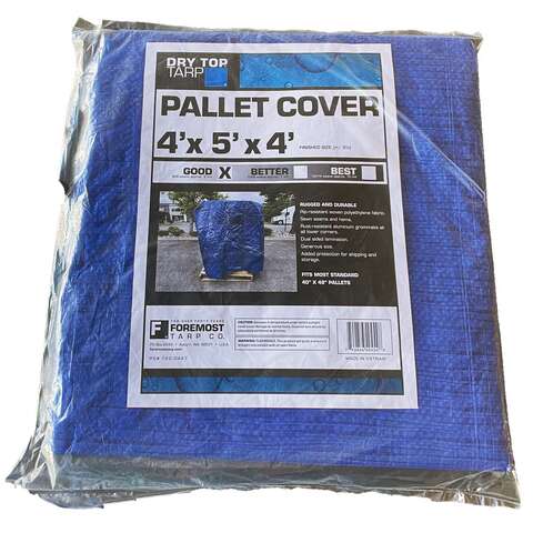 Foremost Dry Top 48 in. W X 5 ft. L Pallet Cover 1 pk