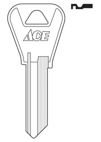 Ace House Key Blank Single For Weiser Locks, Pack of 10