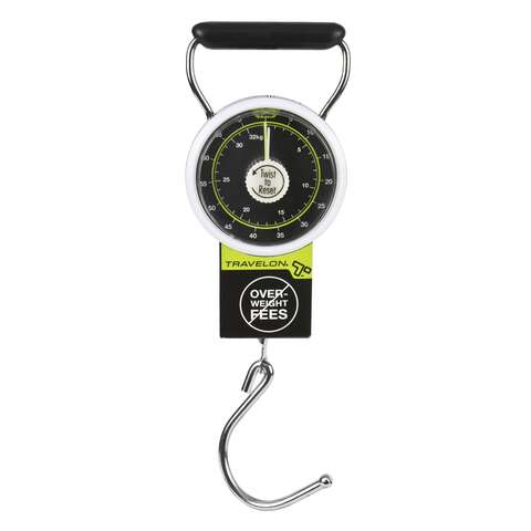 Travelon Black Stop and Lock Luggage Scale