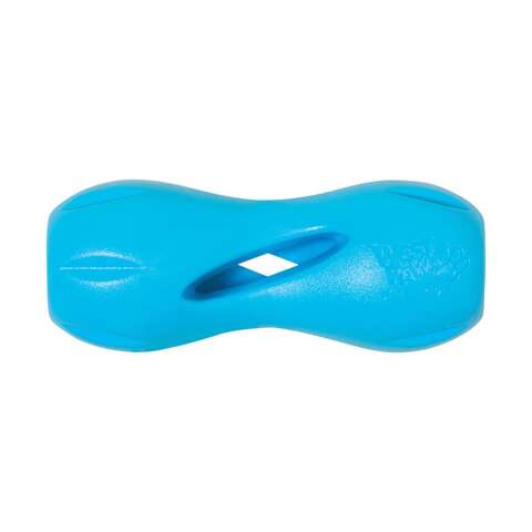 West Paw Zogoflex Blue Plastic Qwizl Dog Treat Toy/Dispenser Small 1 pk