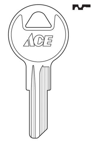 Ace House/Office Key Blank EZ# Y11 Single, Pack of 10