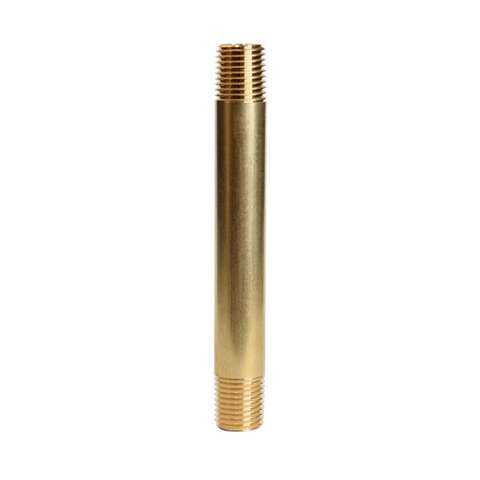 ATC 1/4 in. MPT in. X 1/4 in. D MPT in. Red Brass Nipple 4 in. L, Pack of 5