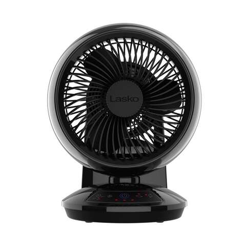 Lasko 12.25 in. H 3 speed Oscillating Air Circulator Fan Remote Control