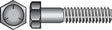 HILLMAN 7/16 in. D X 2 in. L Heat Treated Zinc Steel Hex Head Cap Screw 50 pk