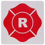 HILLMAN English Red Safety OSHA Sign 9 in. H X 9 in. W, Pack of 6