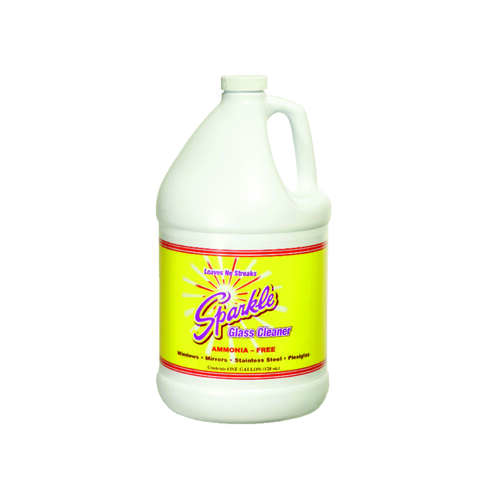 Sparkle Original Scent No-Streak Glass Cleaner 1 gal Liquid, Pack of 4