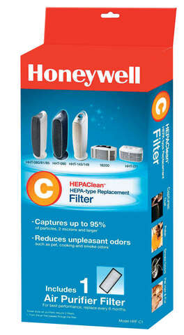 Honeywell HEPAClean 4.9 in. H X 1.6 in. W Rectangular Air Purifier Filter 1 pk