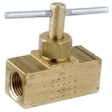 Anderson Metals 1/8 in. 1/8 in. Brass Needle Valve