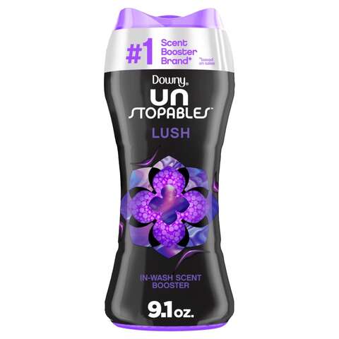 Downy Unstopables Lush Scent Laundry Scent Booster Crystals 9.1 oz 1 pk, Pack of 4