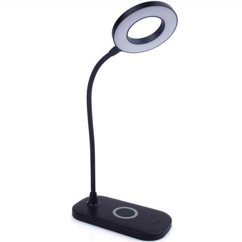 Newhouse Lighting Zlata 12 in. Black Desk Lamp