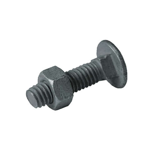 YardGard 5/16 in. X 1-1/4 in. L Galvanized Steel Carriage Bolt 20 pk