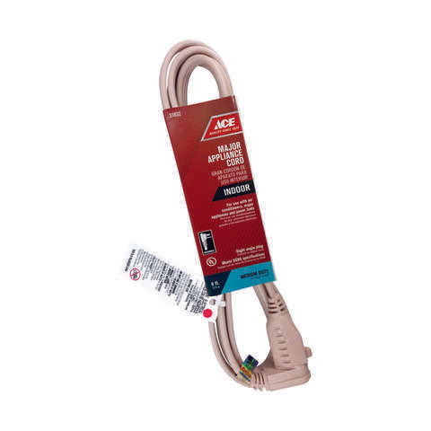 Ace 14/3 SPT-3 125 V 9 ft. L Appliance Cord