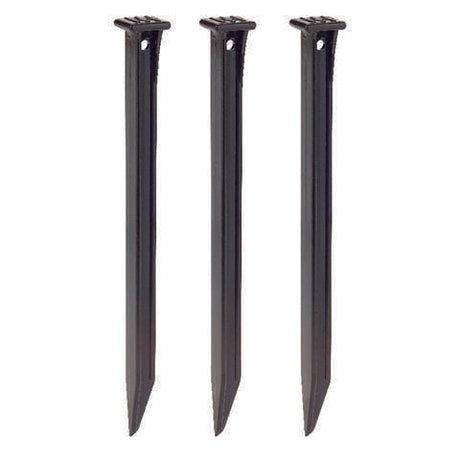 Master Mark 10 in. H Plastic Black Stake Kit