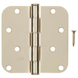 Ace 4 in. L Bright Brass Residential Door Hinge 3 pk