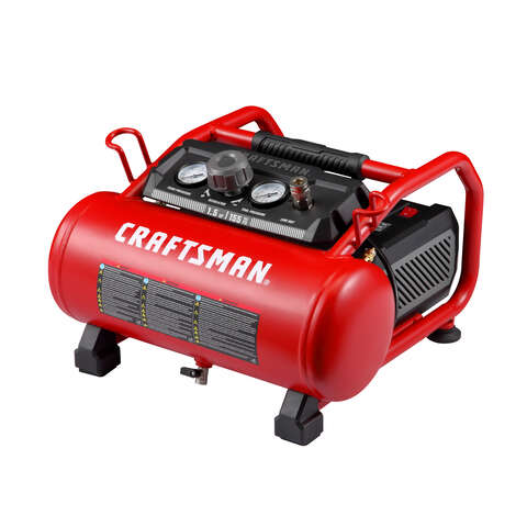 Craftsman 3 gal Horizontal Portable Air Compressor 155 psi 1.5 HP