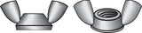 Hillman 1/2 in. Zinc-Plated Steel SAE Wing Nut 50 pk