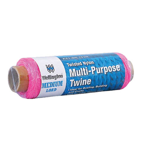 Wellington 260 ft. L Neon Pink Twisted Nylon Twine