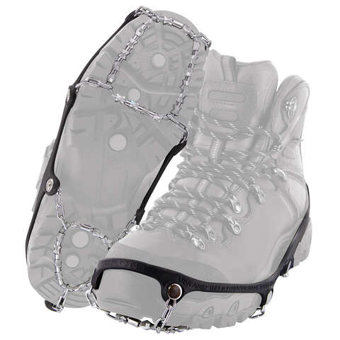 Yaktrax Diamond Grip Unisex Rubber/Steel Snow and Ice Traction Black W 5-7/M 5-6 Waterproof 1 pair