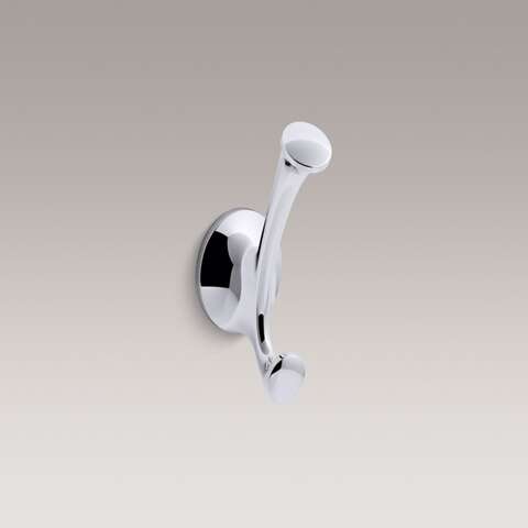 Kohler Elliston Polished Chrome Silver Robe Hook