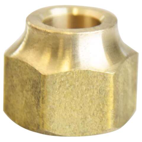 ATC 3/8 in. Flare Brass Forged Flare Nut, Pack of 5