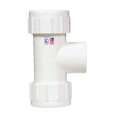 Homewerks Schedule 40 1-1/4 in. Compression X 1-1/4 in. D Compression PVC Compression Tee 1 pk