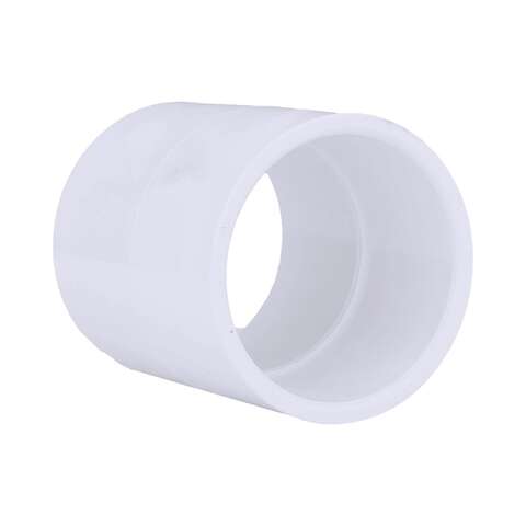 Charlotte Pipe Schedule 40 2-1/2 in. Slip X 2-1/2 in. D Slip PVC Coupling 1 pk