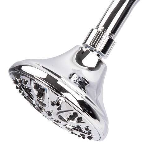 Exquisite Chrome Plastic 5 settings Showerhead 1.8 gpm