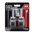 Ace 1-5/8 in. D Swivel Plastic Caster 50 lb 1 pk