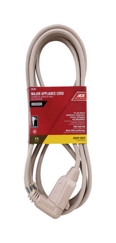 Ace 12/3 SPT-3 120 V 9 ft. L Appliance Cord