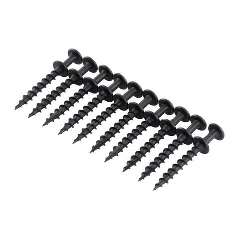 Hangman Bear Claw Black Double Headed Hanger 100 lb 10 pk