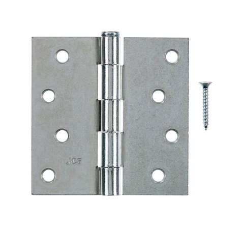 Ace 4 in. L Zinc-Plated Door Hinge 1 pk