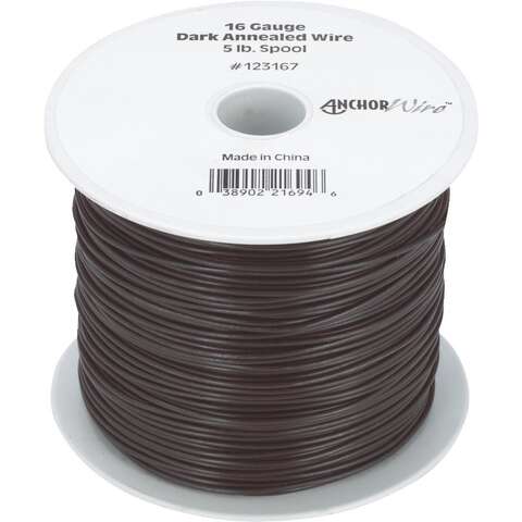 Hillman Anchor Wire Black Annealed Steel 16 Ga. Mechanics Wire