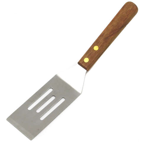 Chef Craft Multicolored Stainless Steel/Wood Slotted Cookie Spatula