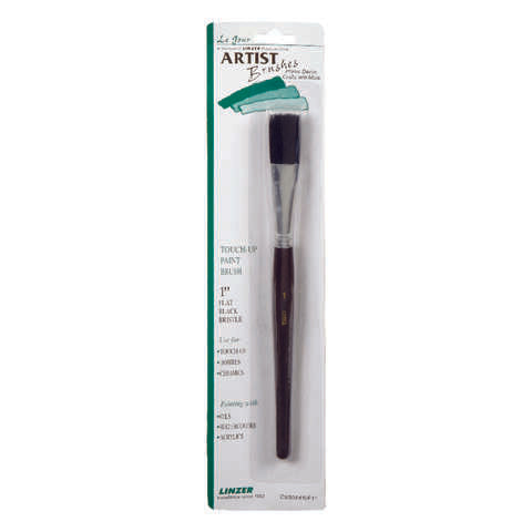 Linzer 1 in. Flat Touch-Up Paint Brush, Pack of 12