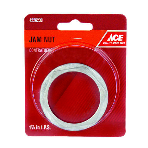 Ace Die Cast Jam Nut 1-2/3 in. Gray Stainless Steel 1 pc