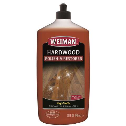 Weiman High Traffic High Gloss Hardwood Floor Polish & Restorer Liquid 32 oz, Pack of 6