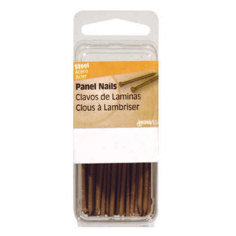 HILLMAN 1-5/8 in. Panel Steel Nail Large Head, Pack of 6