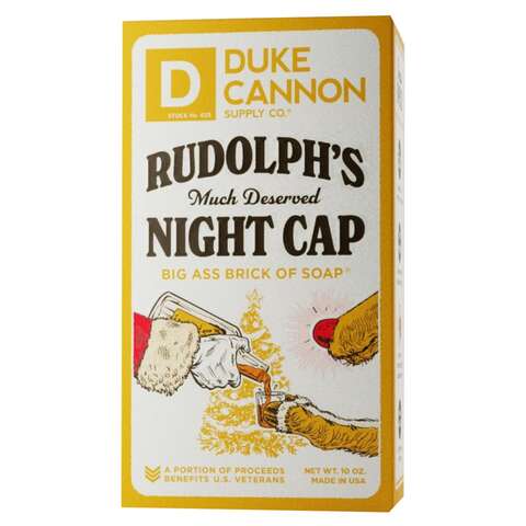 Duke Cannon Holiday Rudolph Night Cap Cinnamon Scent Shower Soap 10 oz 1 pk