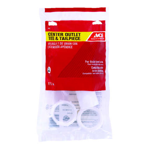 Ace 1-1/2 in. D Plastic Tee and Tailpiece